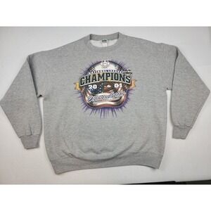 2001 Arizona Diamondbacks NL Champions Clubhouse Edition Crewneck Sweater Sz XL‎